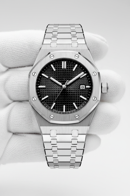 Hofmann | Stellar Steel Black Dial