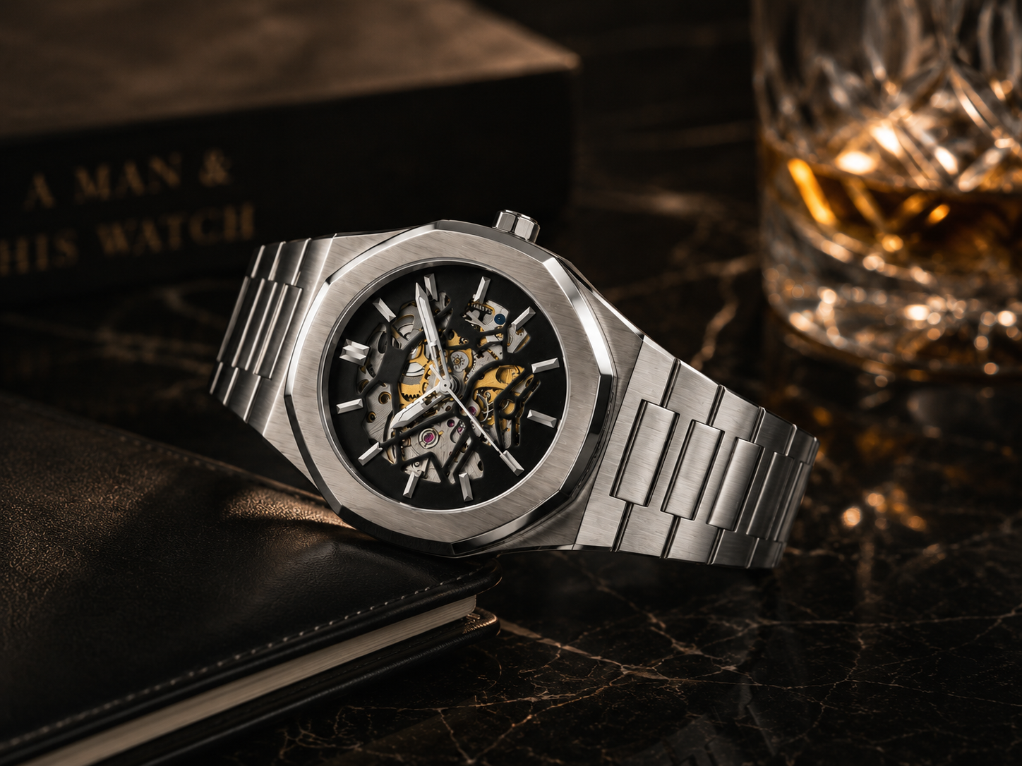 A SHARP CASE WITH A STRONG SILHOUETTE.